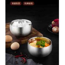 尚菲優(yōu)品（SFYP）尚菲優(yōu)品 304不銹鋼碗13cm 湯碗面碗雙層隔熱耐摔餐具SFYP073-13