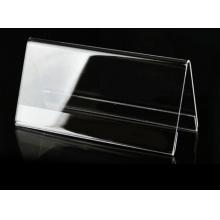 和日升 加厚 透明亞克力V型雙面臺卡展示牌桌牌席位卡 8853 20*10cm