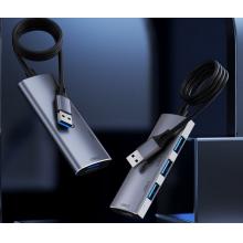 綠聯(lián)  USB擴(kuò)展口HUB分線器  USB四口擴(kuò)展 1.2米【GD-K108】