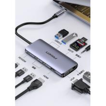 轉(zhuǎn)換器 品勝 ype-C轉(zhuǎn)HDMI\網(wǎng)絡(luò)\USB\VGA