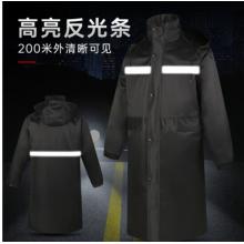 勝麗 雨衣成人防暴雨   反光防雨服 黑色BR1-005