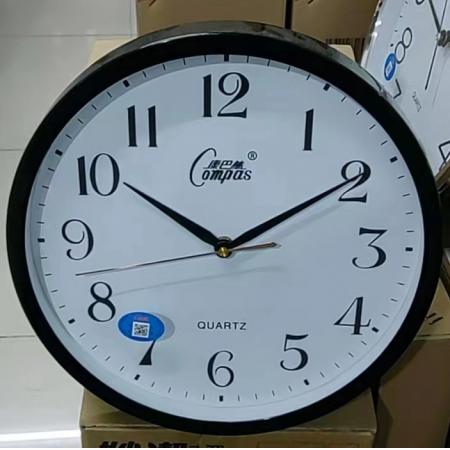 康巴斯 2256黑色31cm 掛鐘