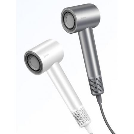 美的（Midea）高速馬達(dá)吹風(fēng)機(jī)家用吹風(fēng)筒大功率/高濃度負(fù)離子護(hù)發(fā)/大風(fēng)力速干/低噪/送禮盒裝電吹風(fēng)FG2-鈦金灰