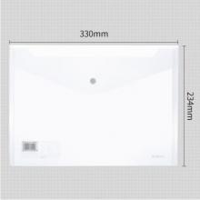 晨光(M&G) A4白色透明紐扣袋 文件袋 ADM929H6