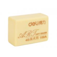 得力（deli）橡皮擦7534美術橡皮 中號4B