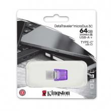 金士頓（Kingston）64GB Type-C USB3.2 Gen1 大容量手機U盤 DTDUO3CG3 雙接口設(shè)計 讀速200MB/s