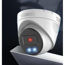 ?？低暠O(jiān)控攝像頭室外智能警戒人車分類800萬高清語音對講全彩夜視POE供電3386FWDA4-LS 4MM