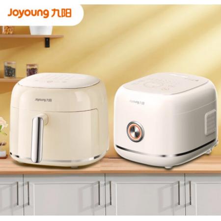 九陽(yáng)（Joyoung）漫生活系列6L超薄機(jī)身空氣炸鍋+九陽(yáng)漫生活電飯煲30N2