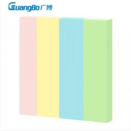 廣博(GuangBo)400張4色便簽紙便利貼 記事貼 76*19mm