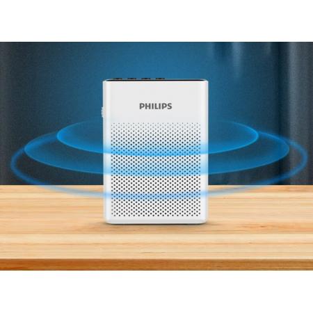 飛利浦（PHILIPS）SBM230 小蜜蜂UHF無線擴(kuò)音器便攜插卡音箱收音機(jī)會(huì)議揚(yáng)聲麥克風(fēng)喇叭喊話教師導(dǎo)游戶外教學(xué)講課白
