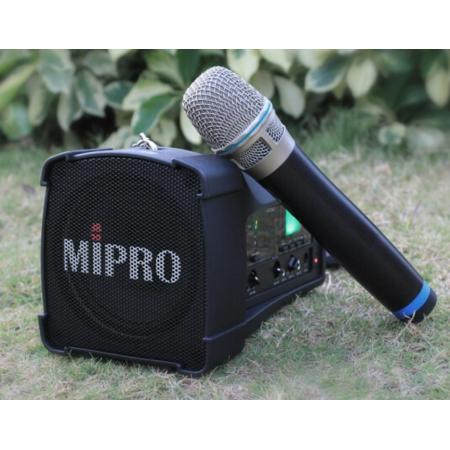 MIPRO咪寶MA-100SBII 藍(lán)牙音響戶外移動(dòng)便攜式小型音箱講解喊話擴(kuò)音器帶話筒一體宣傳講話喇叭插卡可充電 配手持話筒（二代）