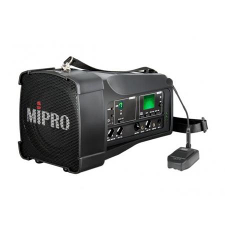 MIPRO咪寶MA-100SBII藍牙音響戶外移動便攜式小型音箱講解喊話擴音器帶話筒一體宣傳講話喇叭插卡可充電 配會議鵝頸話筒（二代）