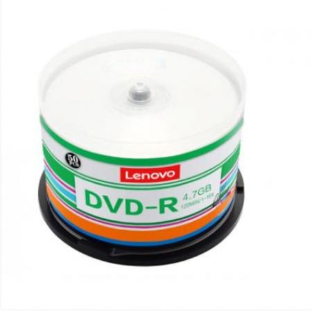 聯(lián)想（Lenovo）DVD-R 光盤/刻錄盤 16速4.7GB 辦公系列 空白光盤 桶裝50片 