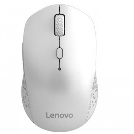 聯(lián)想(Lenovo) 無線藍牙雙模鼠標 藍牙5.0/3.0 便攜辦公鼠標 人體工程學設(shè)計 Howard白色