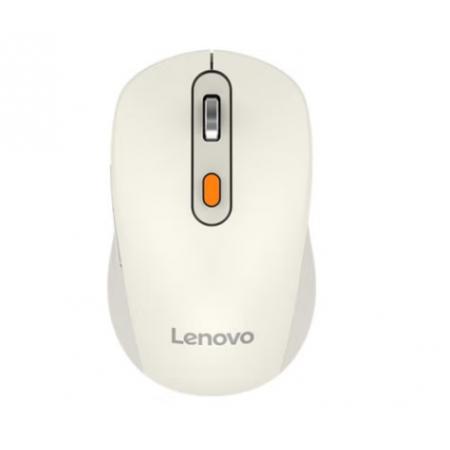 聯(lián)想(Lenovo) 無線藍(lán)牙雙模充電鼠標(biāo) 藍(lán)牙5.0/3.0 便攜辦公鼠標(biāo) 人體工程學(xué)設(shè)計(jì) Howard2022款櫻花白充電版