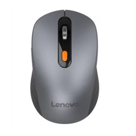聯(lián)想(Lenovo) 無線藍(lán)牙雙模鼠標(biāo) 藍(lán)牙5.0/3.0 便攜辦公鼠標(biāo) 人體工程學(xué)設(shè)計 Howard2022款風(fēng)暴灰