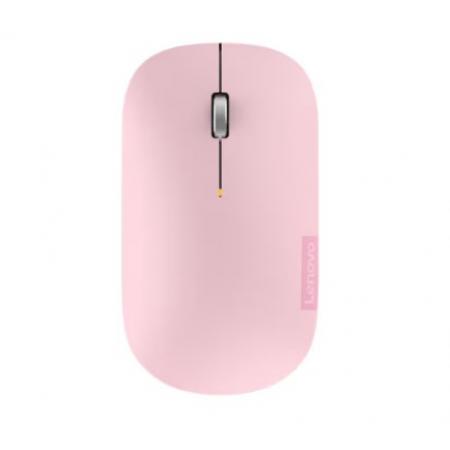 聯(lián)想（Lenovo）無線鼠標輕音鼠標 Air Handle輕音無線鼠標 便攜辦公鼠標 櫻花粉