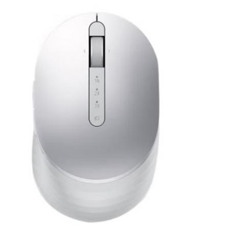戴爾（DELL）藍(lán)牙鼠標(biāo)無線充電辦公筆記本電腦臺式機(jī)原裝USB人體工學(xué)高端外設(shè) MS7421W 鉑金銀