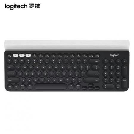 羅技（Logitech）K780 鍵盤 無線藍牙鍵盤 辦公鍵盤 纖薄便攜鍵盤 筆記本鍵盤 優(yōu)聯(lián) 全尺寸 黑色