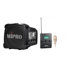 MIPRO咪寶MA-100SBII藍牙音響戶外移動便攜式小型音箱講解喊話擴音器帶話筒一體宣傳講話喇叭插卡可充電 配領(lǐng)夾話筒（膚色）