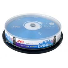 JVC/杰偉世 DVD-R 光盤/刻錄盤 16速4.7GB 辦公系列 桶裝10片 空白光盤