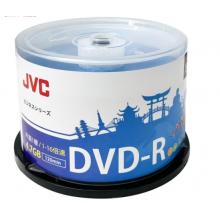 JVC/杰偉世 DVD-R 光盤/刻錄盤 16速4.7GB 藍(lán)櫻辦公系列 桶裝50片 空白光盤廠直采購