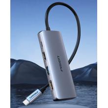 品勝 Type-C擴展塢 USB-C轉(zhuǎn)HDMI讀卡器雷電4/3拓展塢蘋果電腦轉(zhuǎn)換器PD分線器適用于macbook華為聯(lián)想筆記本