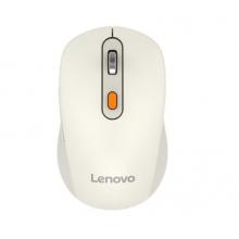 聯(lián)想(Lenovo) 無線藍(lán)牙雙模充電鼠標(biāo) 藍(lán)牙5.0/3.0 便攜辦公鼠標(biāo) 人體工程學(xué)設(shè)計 Howard2022款櫻花白充電版