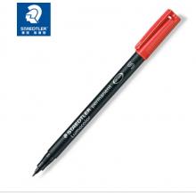 德國(guó)施德樓（STAEDTLER）記號(hào)筆速干油性筆光盤筆0.4mm 紅色 單支裝S313-2