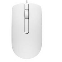 戴爾（DELL）MS116 鼠標(biāo)有線 商務(wù)辦公經(jīng)典對(duì)稱(chēng) 有線鼠標(biāo) USB接口 即插即用 鼠標(biāo) （白色)