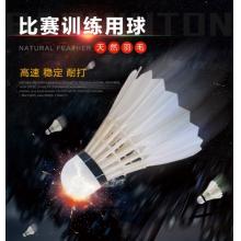 紅雙喜DHS比賽羽毛球76/77速耐打穩(wěn)定飛行12只裝EG32