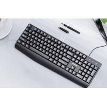 飛利浦(PHILIPS) SPK6237有線鍵盤 商務(wù)辦公鍵盤 筆記本電腦臺(tái)式機(jī)外接鍵盤 USB鍵盤 全尺寸 黑色