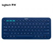 羅技（Logitech）K380 鍵盤 藍(lán)牙辦公鍵盤 女友 便攜超薄鍵盤 筆記本鍵盤 藍(lán)色