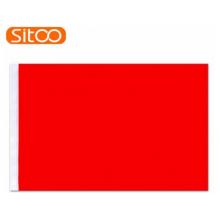 SITOO 空白旗子 純色紅旗 彩旗加厚納米防水1號(hào)2號(hào)3號(hào)4號(hào)5號(hào)尺寸可選 空白紅旗 5號(hào)空白紅旗64*96CM 2面