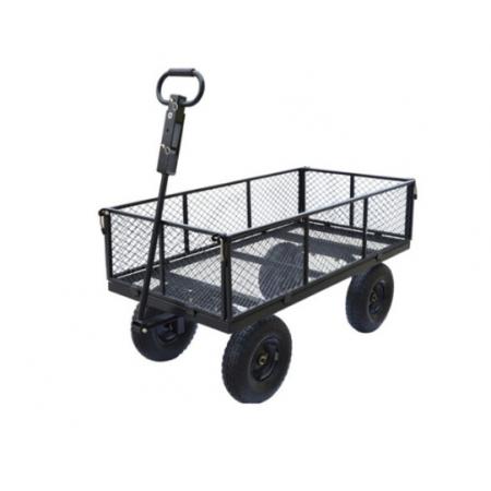 冰禹   BYlj-301 平板車拖車 四輪手推網(wǎng)車 搬運拉貨