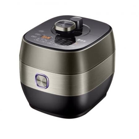 蘇泊爾（SUPOR）鮮呼吸系列 電壓力鍋5L IH加熱 猛火2200W 精鋼球釜 頂置觸控自動排氣SY-50FH33Q 雙膽高壓鍋