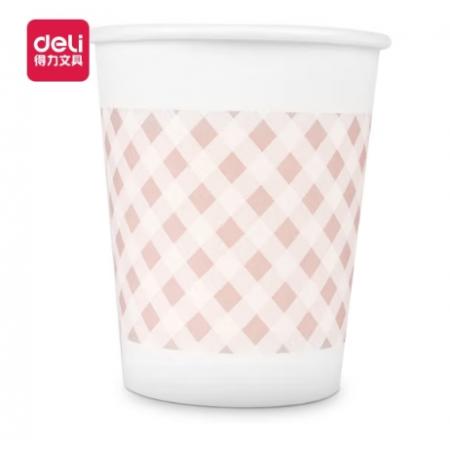 得力（deli） 9570 加厚紙杯 50只裝250mL
