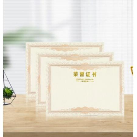 得印(befon)榮譽證書內(nèi)芯內(nèi)頁 結(jié)業(yè)證書獎狀內(nèi)芯 學(xué)校企業(yè)褒獎證書紙 A4紙張內(nèi)頁 文具 12張 2503