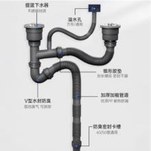 德眾 水池子配件 下水道防臭下水管D75