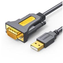 綠聯(lián) 20210 USB轉(zhuǎn)RS232串口線 USB轉(zhuǎn)DB9針公頭轉(zhuǎn)接線
