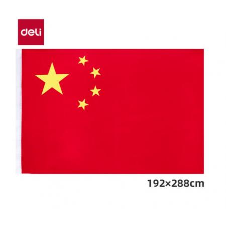 得力(deli)1號國旗/五星紅旗(192*288cm) 