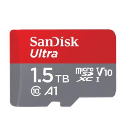 閃迪（SanDisk）1.5TB TF（MicroSD）內(nèi)存卡U1 C10 A1至尊高速移動(dòng)版 讀速150MB/s 運(yùn)動(dòng)相機(jī)監(jiān)控?zé)o人機(jī)存儲(chǔ)卡