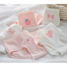 女大童內(nèi)褲 12歲以上純棉女孩褲衩13一15歲 5條裝【五色各一件】 M(65-85斤)