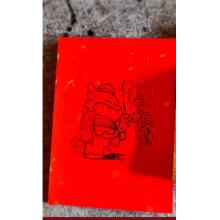 雕刻版手工diy福字	14.5*14.5cm	新年快樂雕刻版