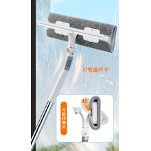 佳幫手 擦玻璃神器雙面清洗擦窗器 伸縮桿1.3米頭寬28*8cm