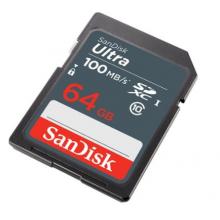 閃迪（SanDisk）64GB SD內(nèi)存卡 至尊高速版讀速100MB/s 數(shù)碼相機(jī) 攝像機(jī)存儲(chǔ)卡 支持高清視頻