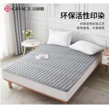 潔麗雅（Grace）A類(lèi)單人床墊軟墊褥子薄款床褥墊床墊子墊保護(hù)墊1.2*2m