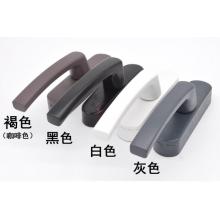 鋁合金窗戶把手平開門窗傳動執(zhí)手上懸斷橋鋁外推窗戶拉手配件98孔 褐色 右執(zhí)手