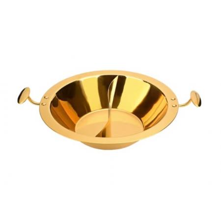 鴛鴦鍋  金疆  304不銹鋼激光焊火鍋專(zhuān)用鍋 （外徑42cm內(nèi)徑36cm） 42cm