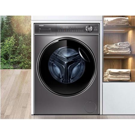 海爾（Haier）10KG全自動(dòng)滾筒洗烘一體洗衣機(jī)帶烘干 超薄直驅(qū)變頻精華洗省水省電 光等離子除菌 APP智控